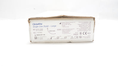 Verathon 0270-1005 GlideRite Single-Use Stylet-Large ≥ 6.0mm (x) - Box of 10
